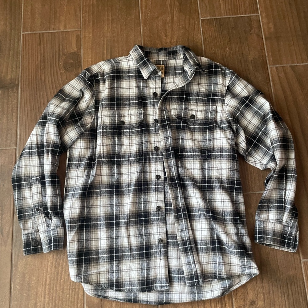 RedHead Black and White Plaid Casual Shirt